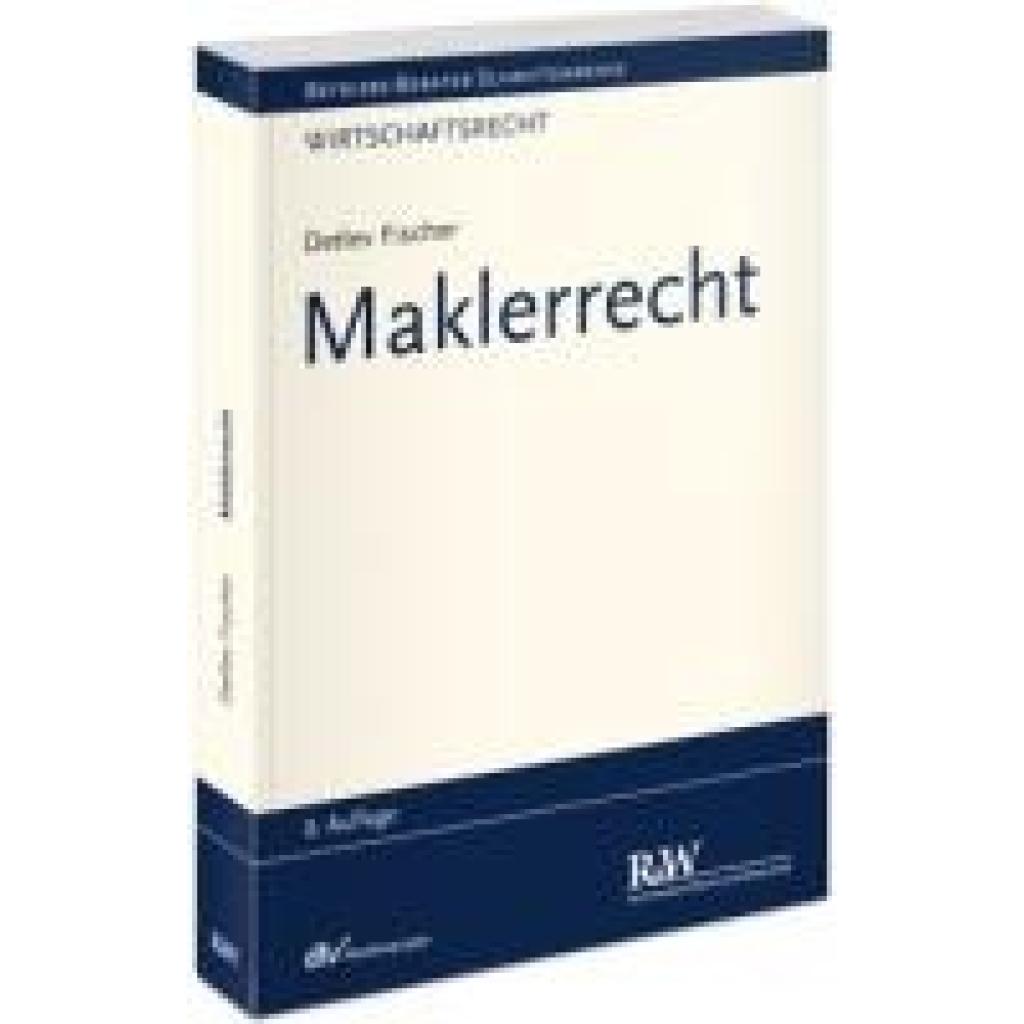 9783800519637 - Fischer Detlev Maklerrecht