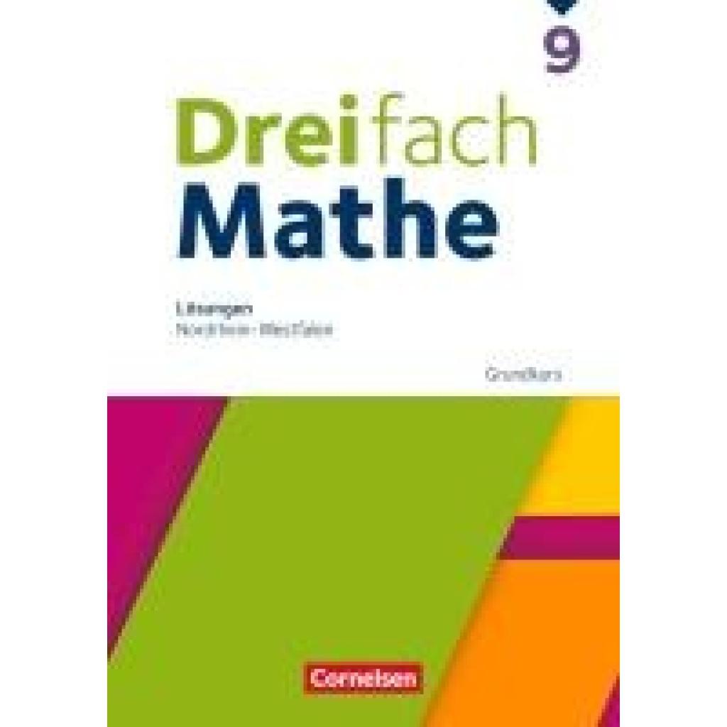 9783060437603 - Dreifach Mathe 9 Schuljahr Grundkurs Nordrhein-Westfalen - Lösungen zum Schulbuch