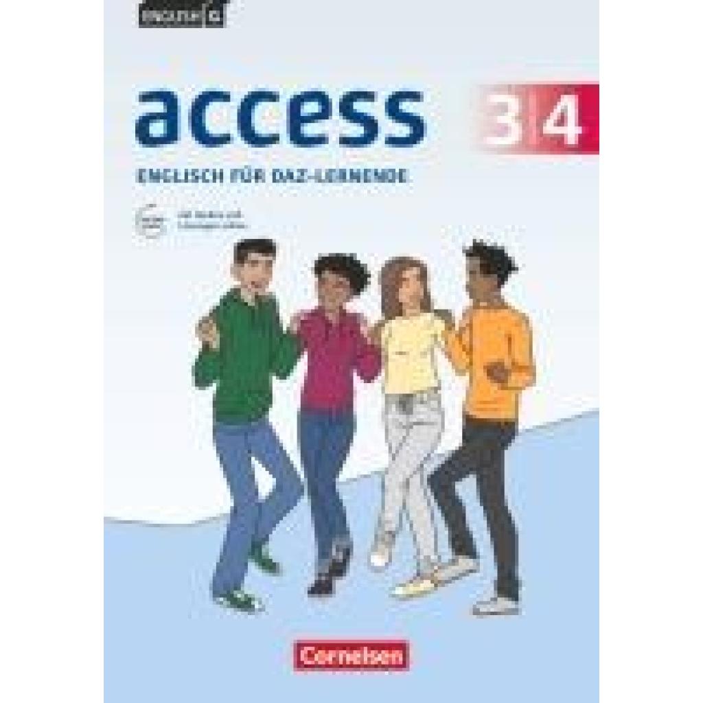 9783060358885 - English G Access Band 3 4 7 8 Schuljahr - Für DaZ-Lernende - Zu allen Ausgaben - Workbook mit Audios und Lösungen online
