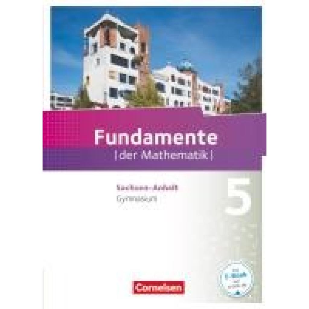 9783060091874 - Fundamente der Mathematik - Sachsen-Anhalt ab 2015 - 5 Schuljahr - Lothar Flade Hubert Langlotz Wolfram Eid Andreas Pallack Gebunden