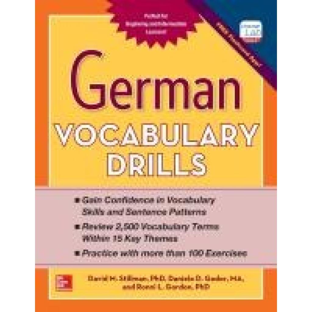 9780071826143 - Stillman David M German Vocabulary Drills