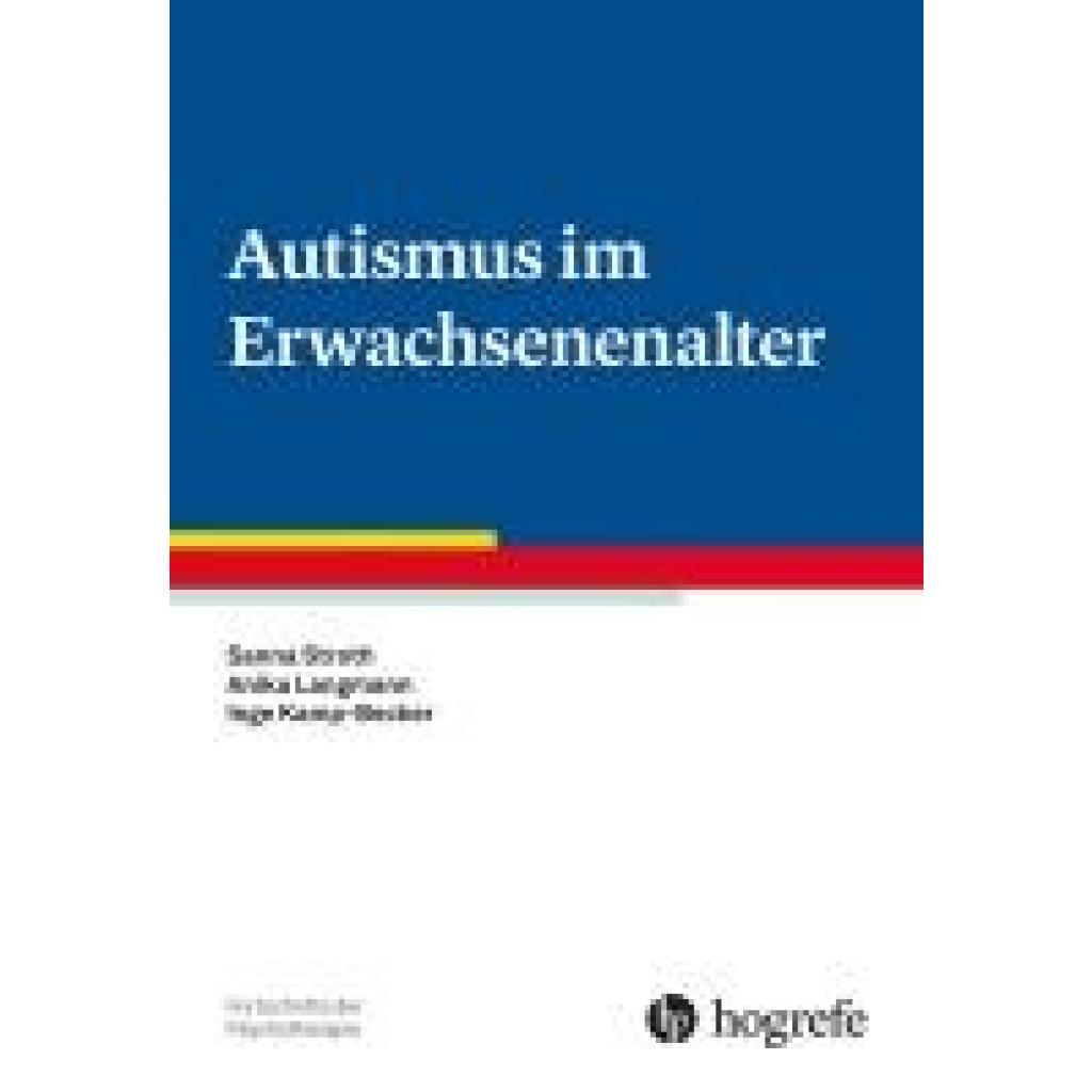 9783801731748 - Kamp-Becker Inge Autismus im Erwachsenenalter