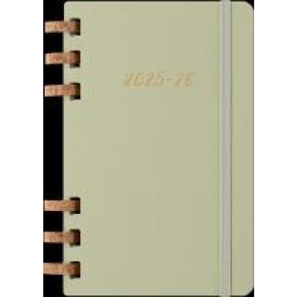 8056999276508 - Moleskine 12 Monate Studienplaner mit Spiralbindung 2026 L A5 Fester Einband Kiwi