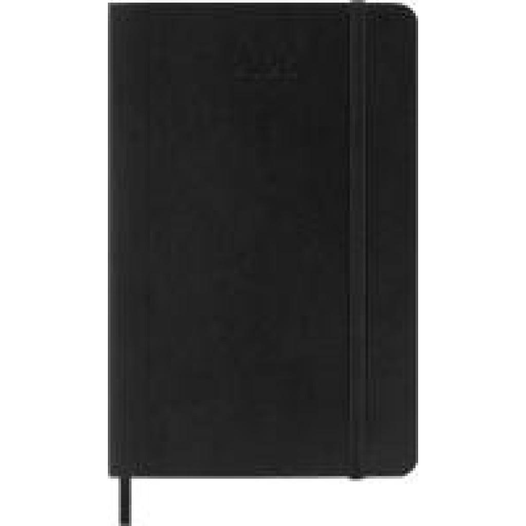 8056999275211 - Moleskine 12 Monate Wochen Notizkalender 2026 Pocket A6 1 Wo = 1 Seite rechts linierte Seite Weicher Einband Schwarz