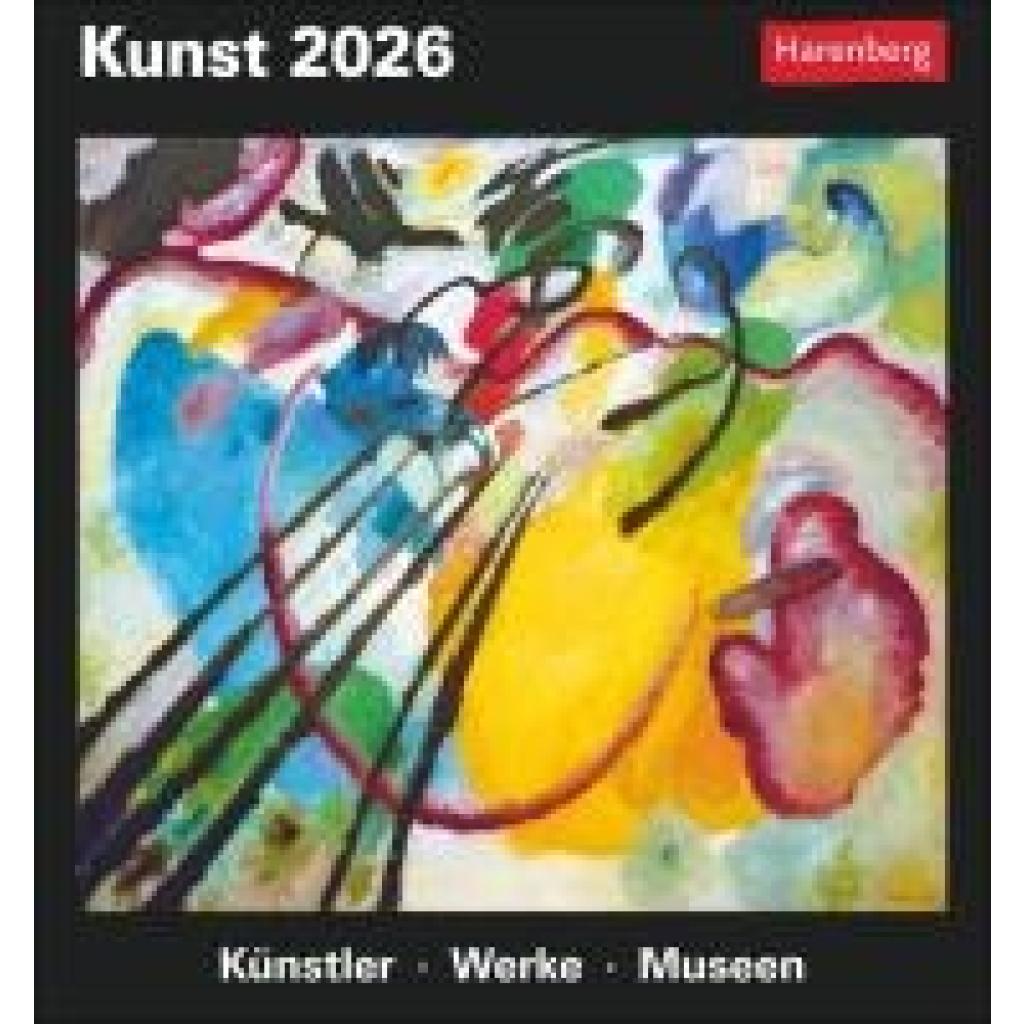 9783840035555 - Erbentraut Regina Kunst Tagesabreißkalender 2026 - Kulturkalender - Künstler Werke Museen