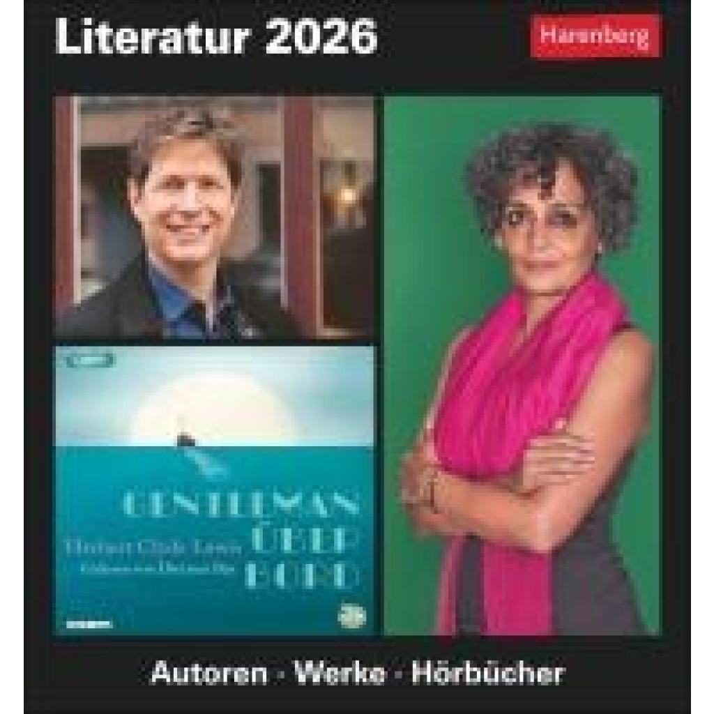 9783840035531 - Michel Dirk Literatur Tagesabreißkalender 2026 - Kulturkalender - Autoren Werke Hörbücher
