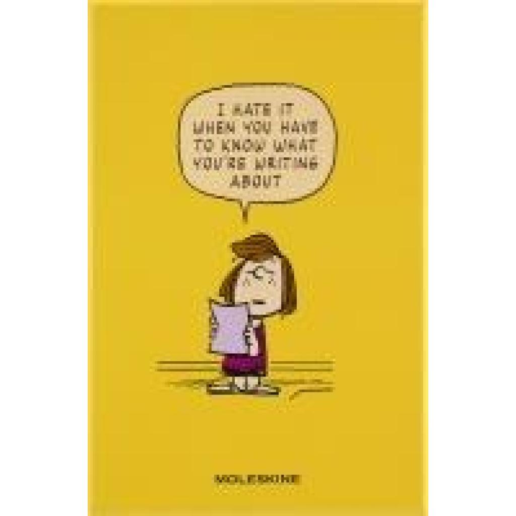 8056999277345 - Moleskine Peanuts Patty Notizbuch limitierte Ausgabe L A5 liniert fester Einband Orange mit Box