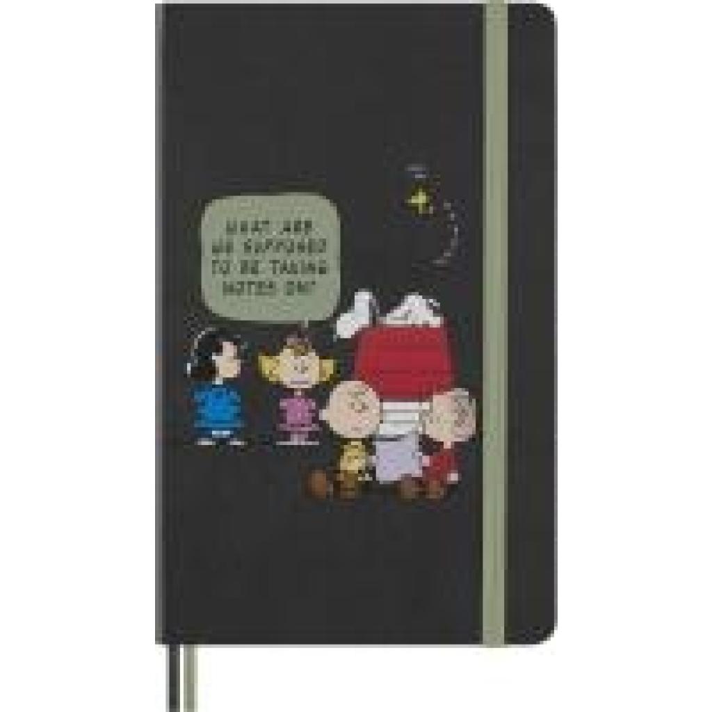 8056999277321 - Moleskine Peanuts Gruppe Notizbuch limitierte Ausgabe L A5 liniert fester Einband Grau