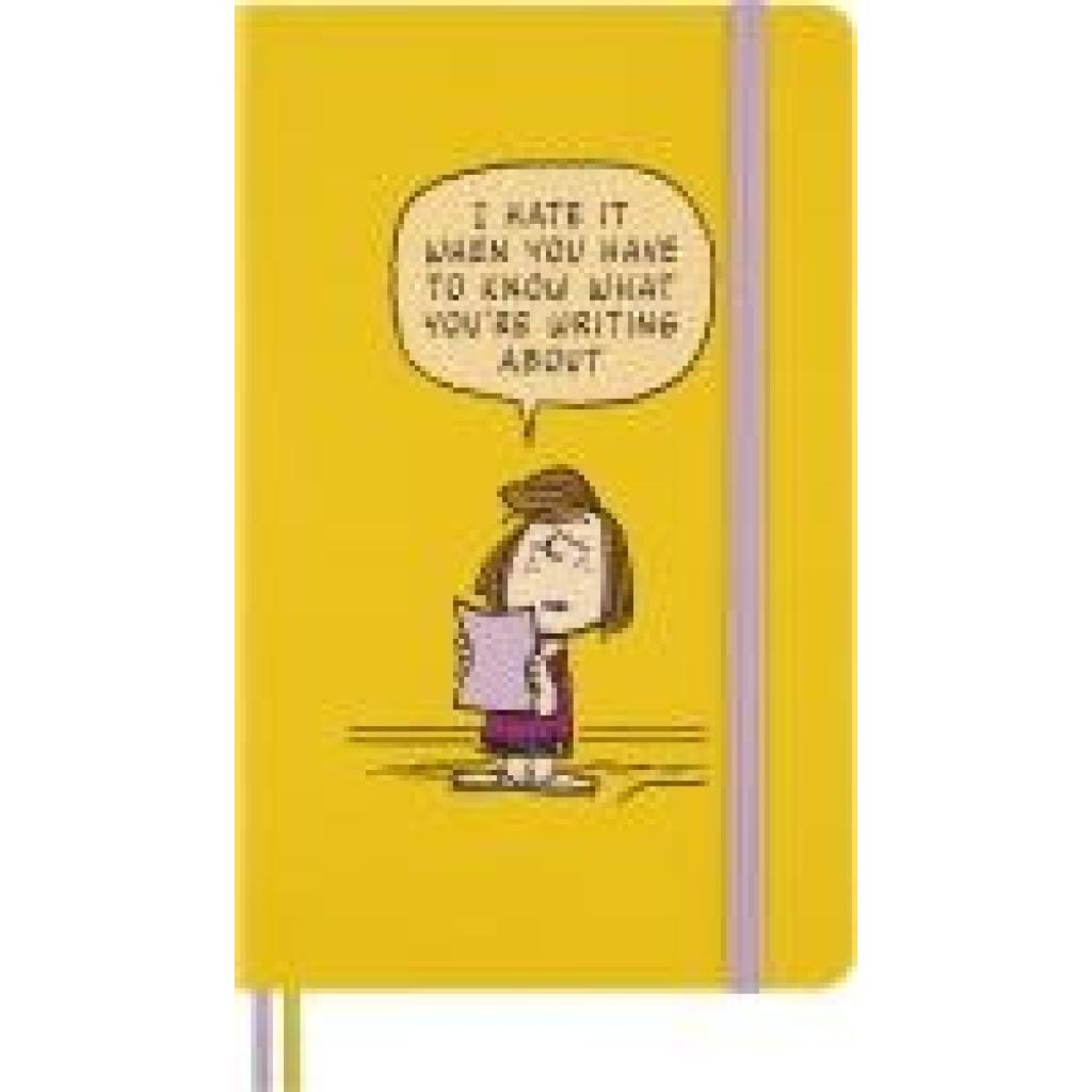 8056999277123 - Moleskine Peanuts Patty Notizbuch limitierte Ausgabe L A5 liniert fester Einband Orange