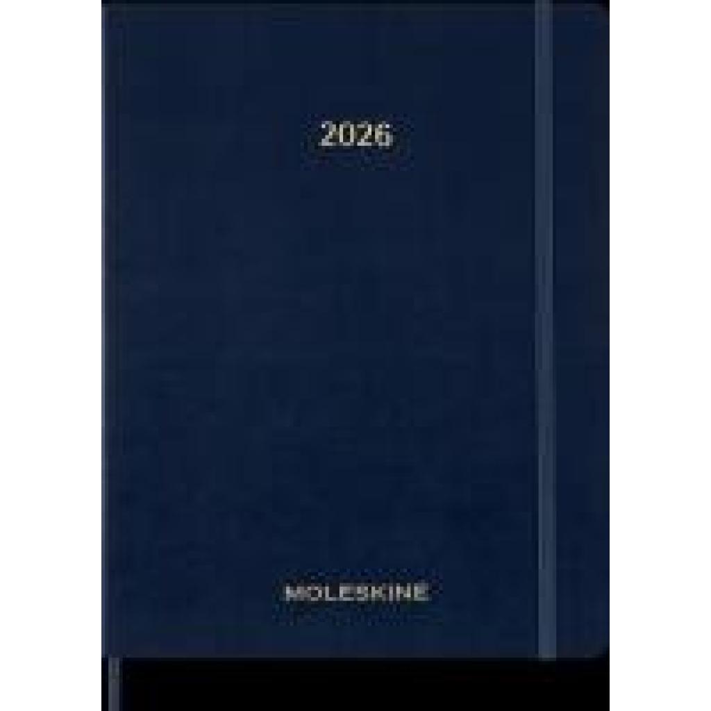 8056999276522 - Moleskine 13 Monate Essential Wochenkalender 2025 2026 1 Wo = 2 Seiten vertikal XXL fester Einband Saphirblau 8056999276522 - Moleskine 13 Monate Essential Wochenkalender 2025 2026 1 Wo = 2 Seiten vertikal XXL fester Einband Saphirblau