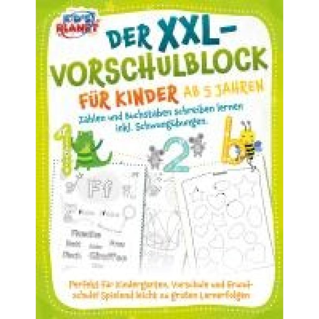 9783989351400 - Lavie Emma Der XXL-Vorschulblock für Kinder ab 5 Jahren Zahlen und Buchstaben schreiben lernen inkl Schwungübungen Perfekt für Kindergarten Vorschule und Grundschule! Spielend leicht zu großen Lernerfolgen