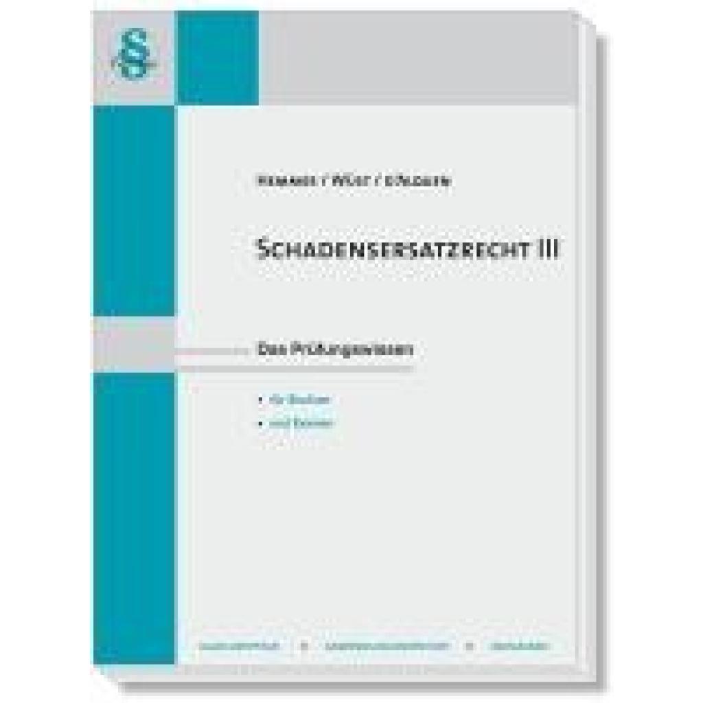 9783968383354 - Hemmer Karl-Edmund Schadensersatzrecht III