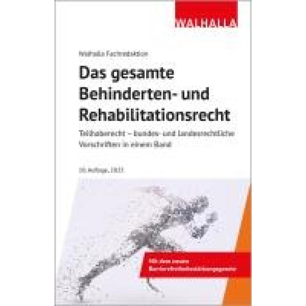9783802953415 - Walhalla Fachredaktion Das gesamte Behinderten- und Rehabilitationsrecht