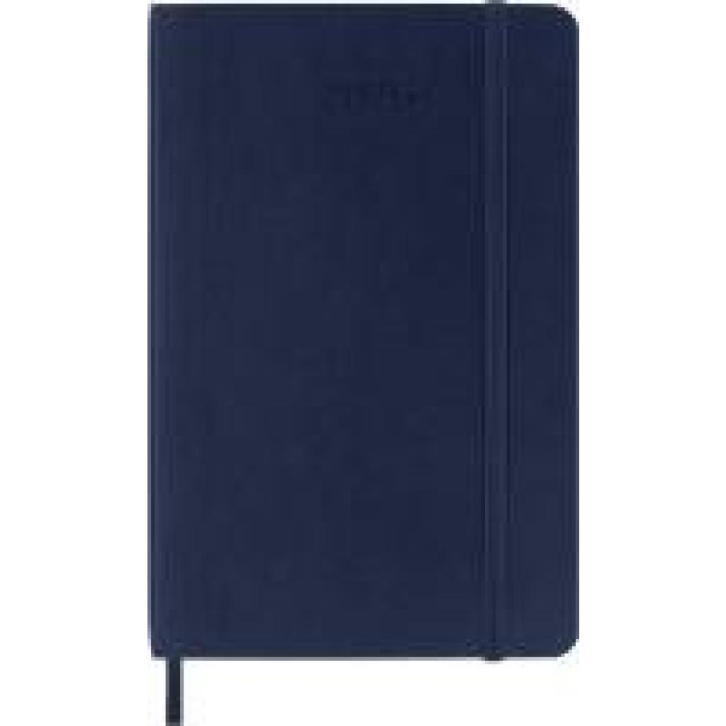 8056999274627 - Moleskine 12 Monate Tageskalender 2026 Pocket A6 1 Tag = 1 Seite Weicher Einband Saphir