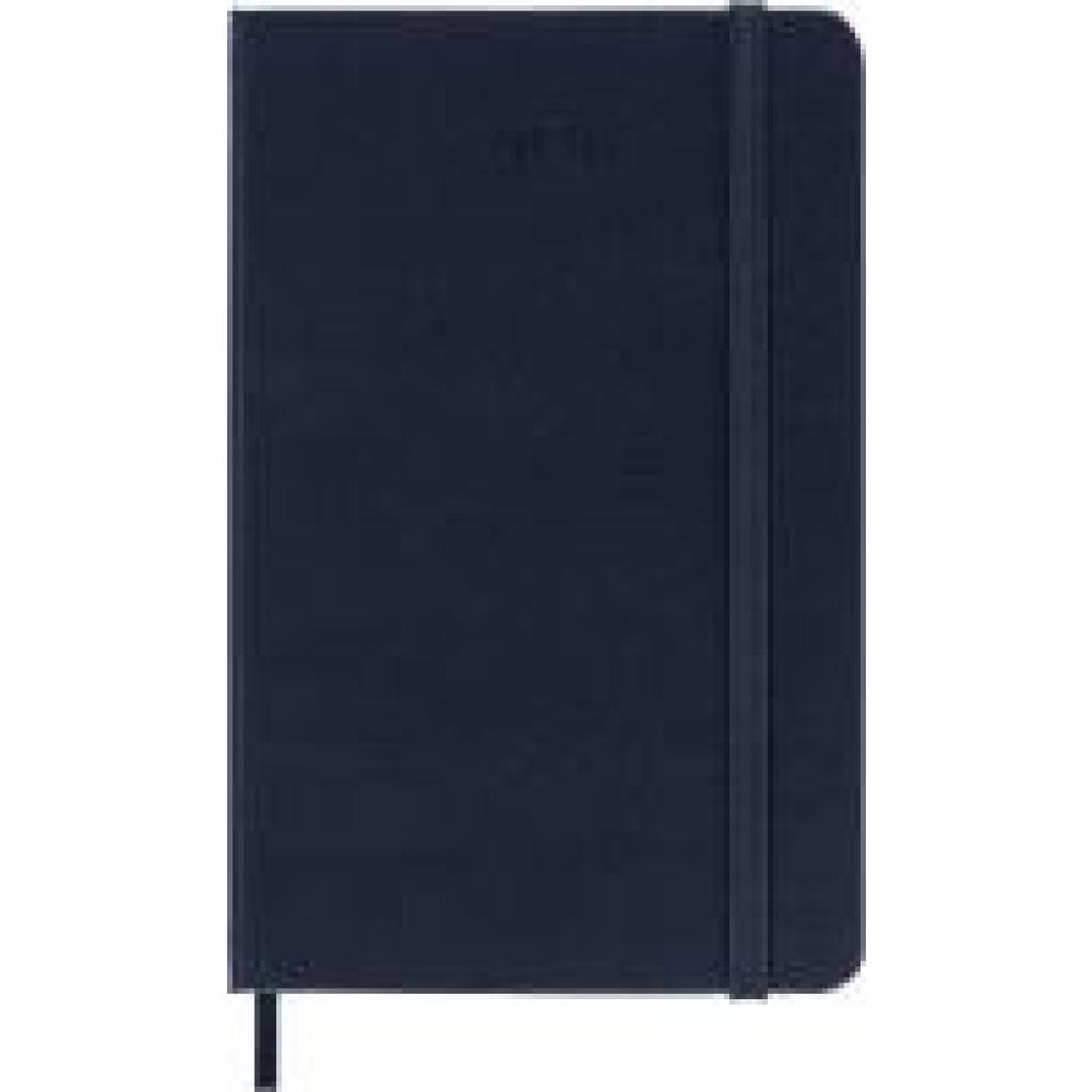 8056999274597 - Moleskine 12 Monate Tageskalender 2026 Pocket A6 1 Tag = 1 Seite Fester Einband Saphir 8056999274597 - Moleskine 12 Monate Tageskalender 2026 Pocket A6 1 Tag = 1 Seite Fester Einband Saphir