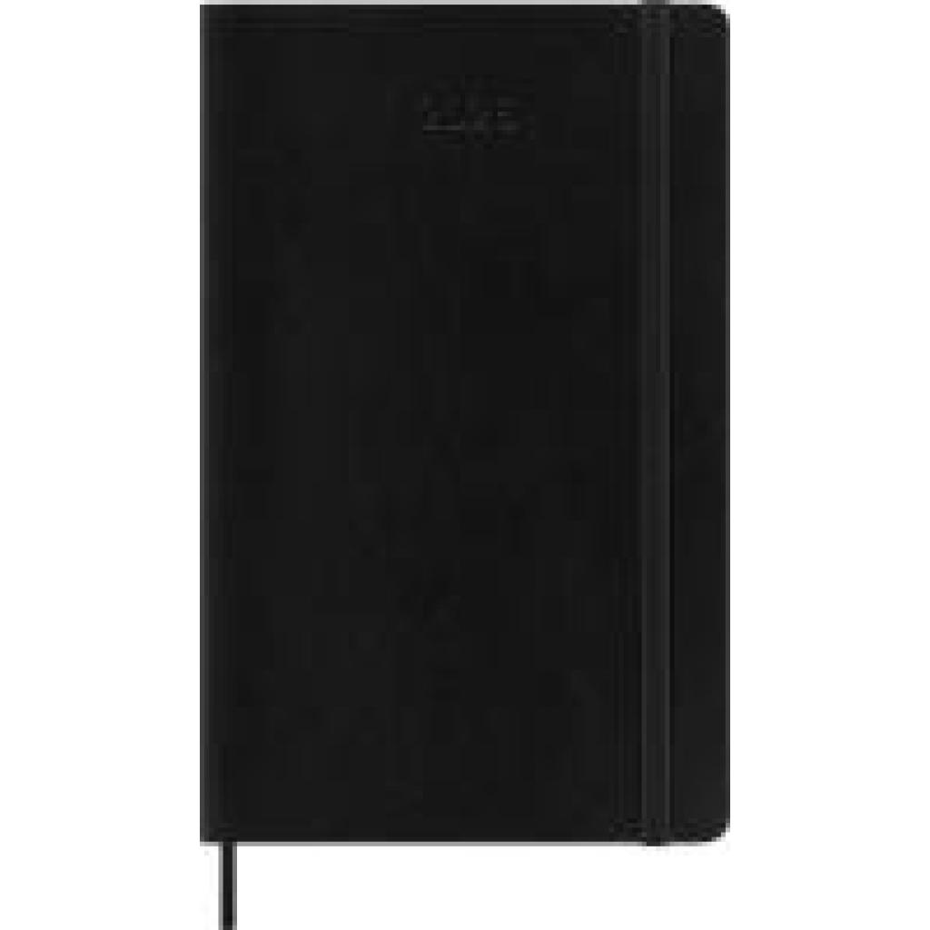 8056999274573 - Moleskine 12 Monate Tagesnotizkalender 2026 L A5 1 Tag = 1 Seite Weicher Einband Schwarz