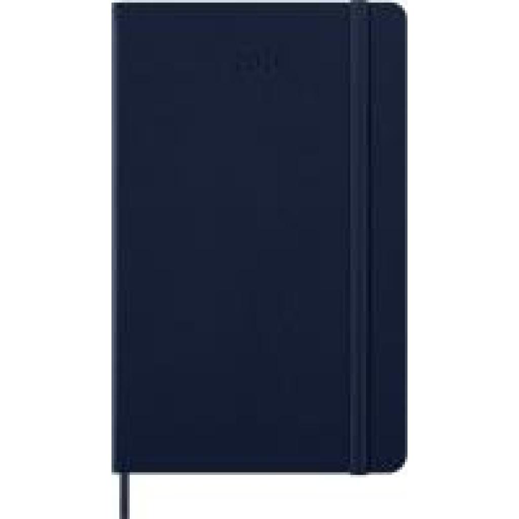 8056999274535 - Moleskine 12 Monate Tageskalender 2026 Large A5 1 Tag = 1 Seite Fester Einband Saphir