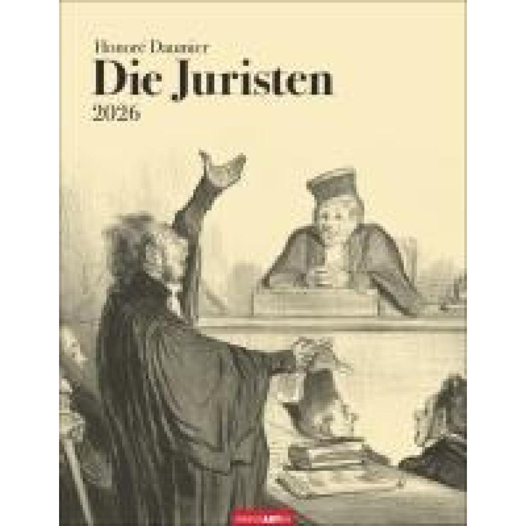 9783839902035 - Honoré Daumier Die Juristen Kalender 2026