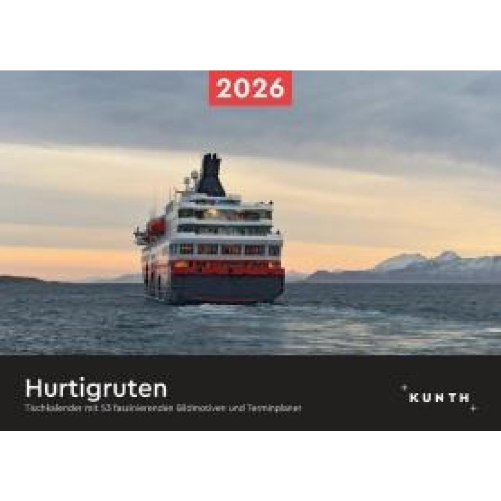 9783965914520 - Hurtigruten - KUNTH Tischkalender 2026