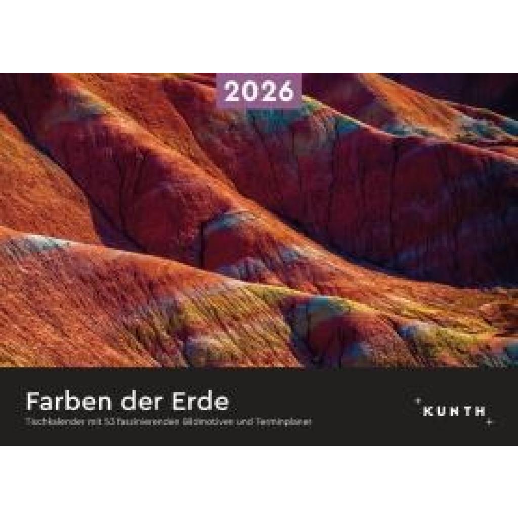 9783965914513 - Farben der Erde - KUNTH Tischkalender 2026