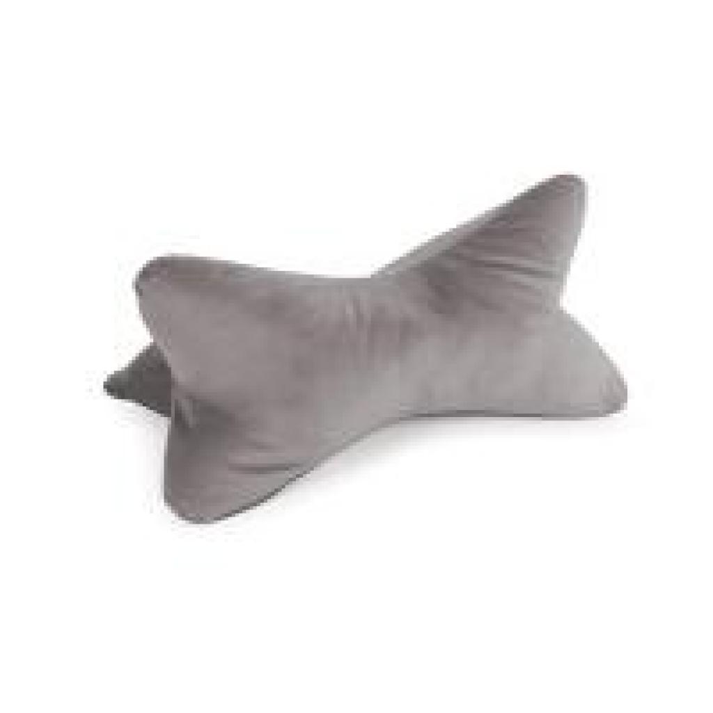 4005380528522 - Bookiepad Leseknochen Cozy Samt - mittelgrau