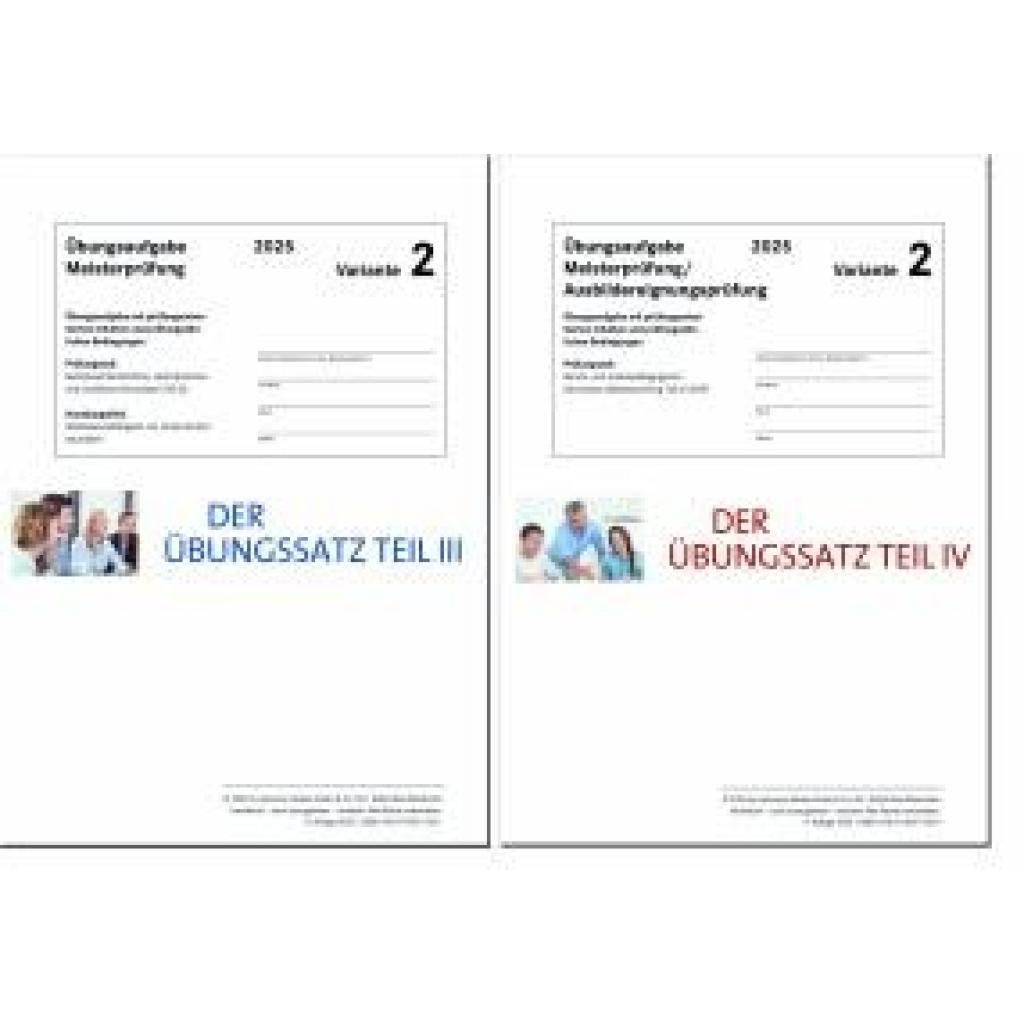 9783778317587 - Semper Lothar Das Übungspaket Teile III + IV - Variante 2 9783778317587 - Semper Lothar Das Übungspaket Teile III + IV - Variante 2