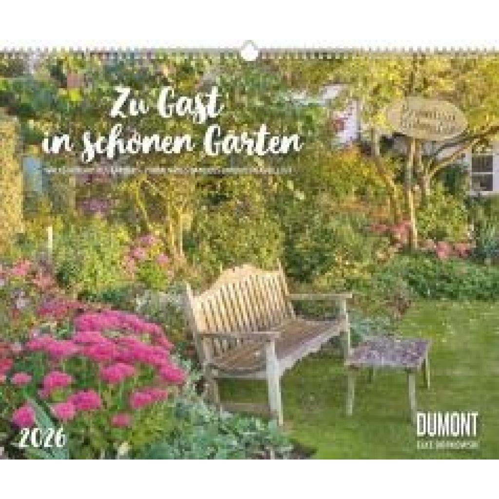4069095003750 - Zu Gast in schönen Gärten 2026 - DUMONT Garten-Kalender - Querformat 52 x 425 cm - Spiralbindung 4069095003750 - Zu Gast in schönen Gärten 2026 - DUMONT Garten-Kalender - Querformat 52 x 425 cm - Spiralbindung