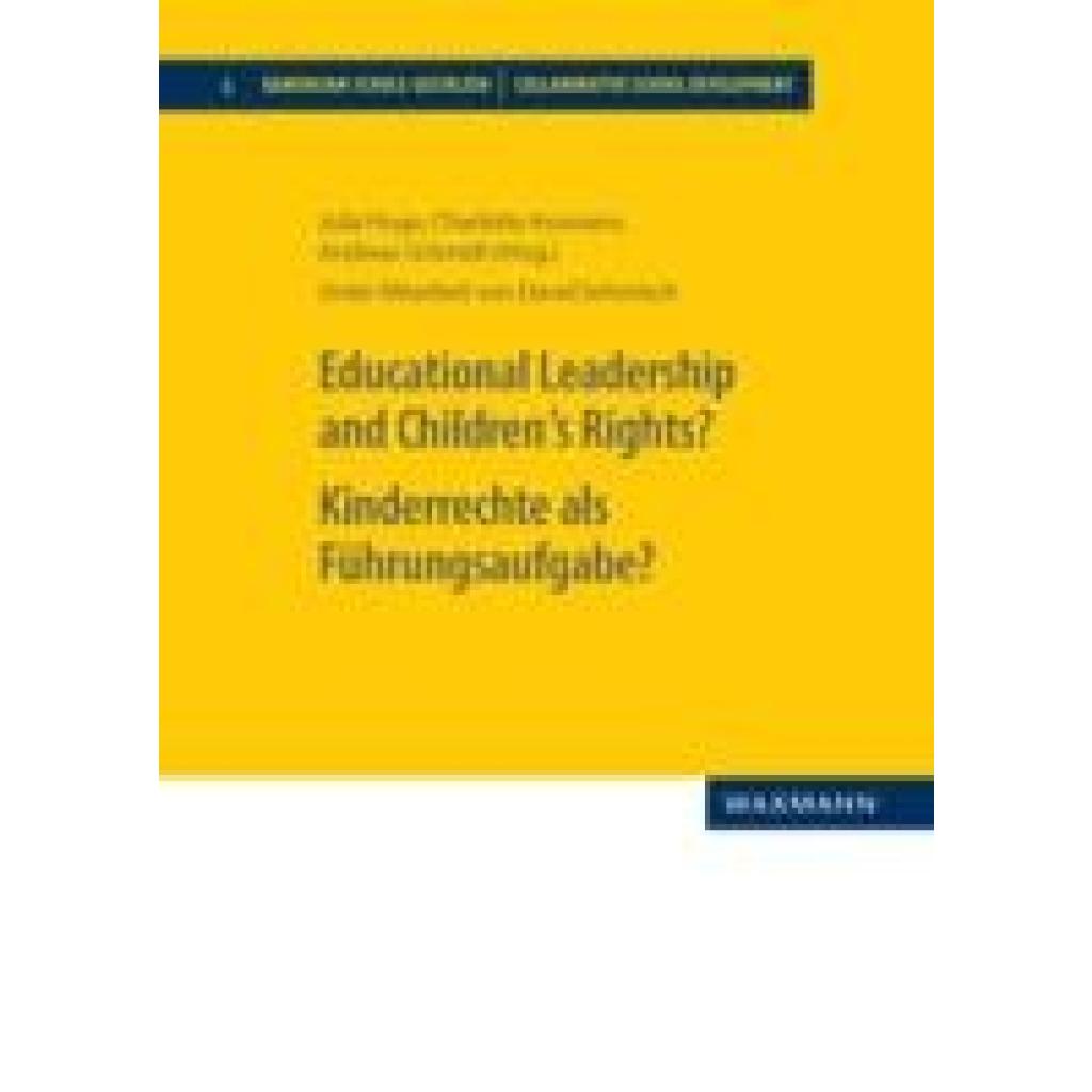 9783830948254 - Educational Leadership and Childrens Rights? Kinderrechte als Führungsaufgabe?