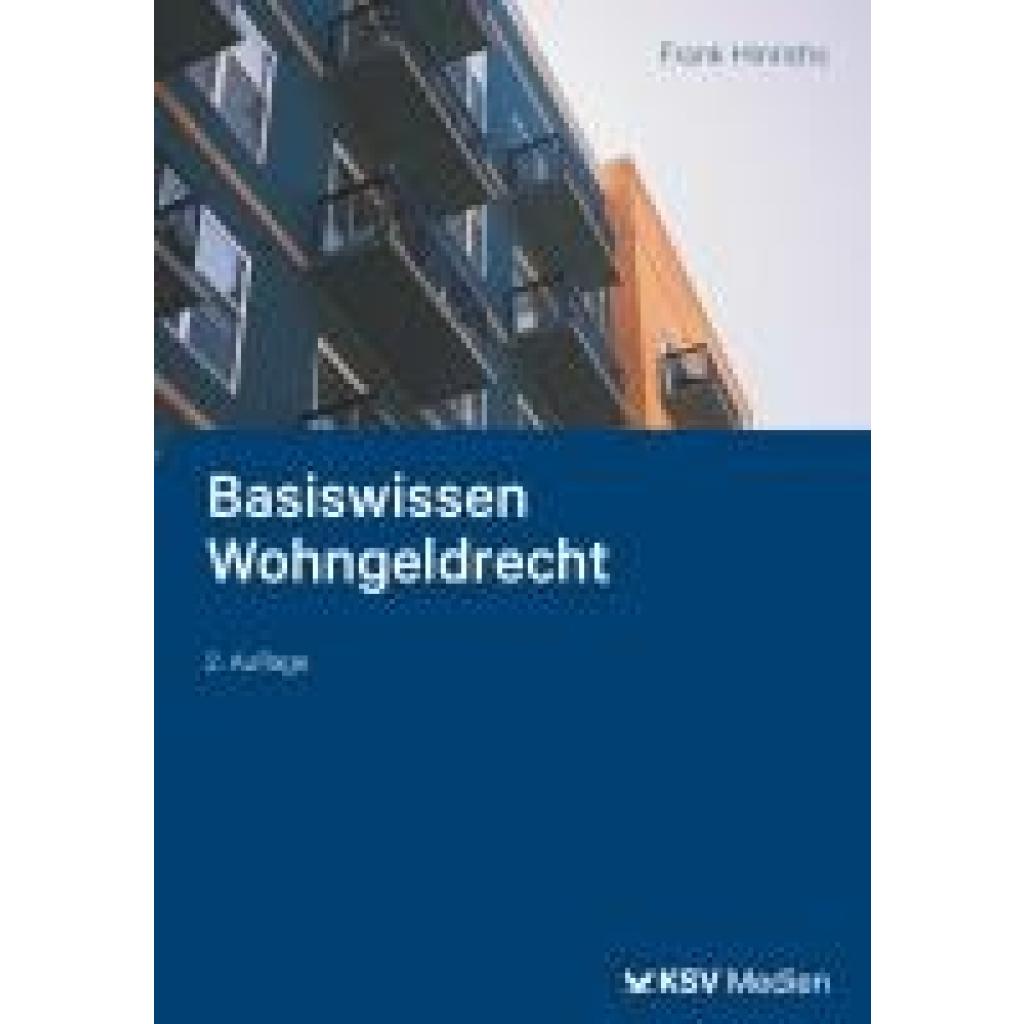 9783829320405 - Hinrichs Frank Basiswissen Wohngeldrecht