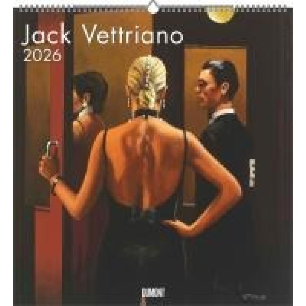 4069095006522 - Jack Vettriano 2026 - Kunst-Kalender - Wand-Kalender - 45x48