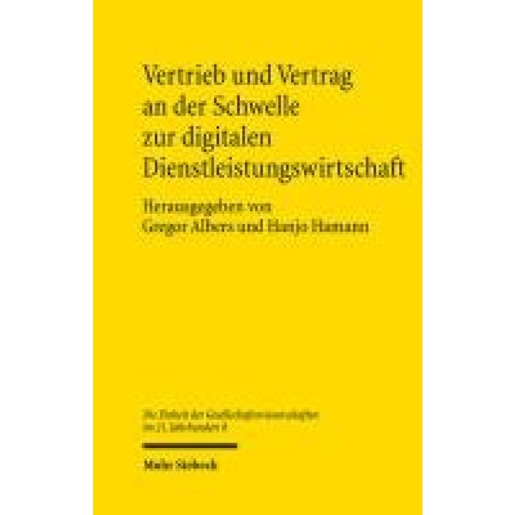 9783161634505 - Vertrieb und Vertrag an der Schwelle zur digitalen Dienstleistungswirtschaft