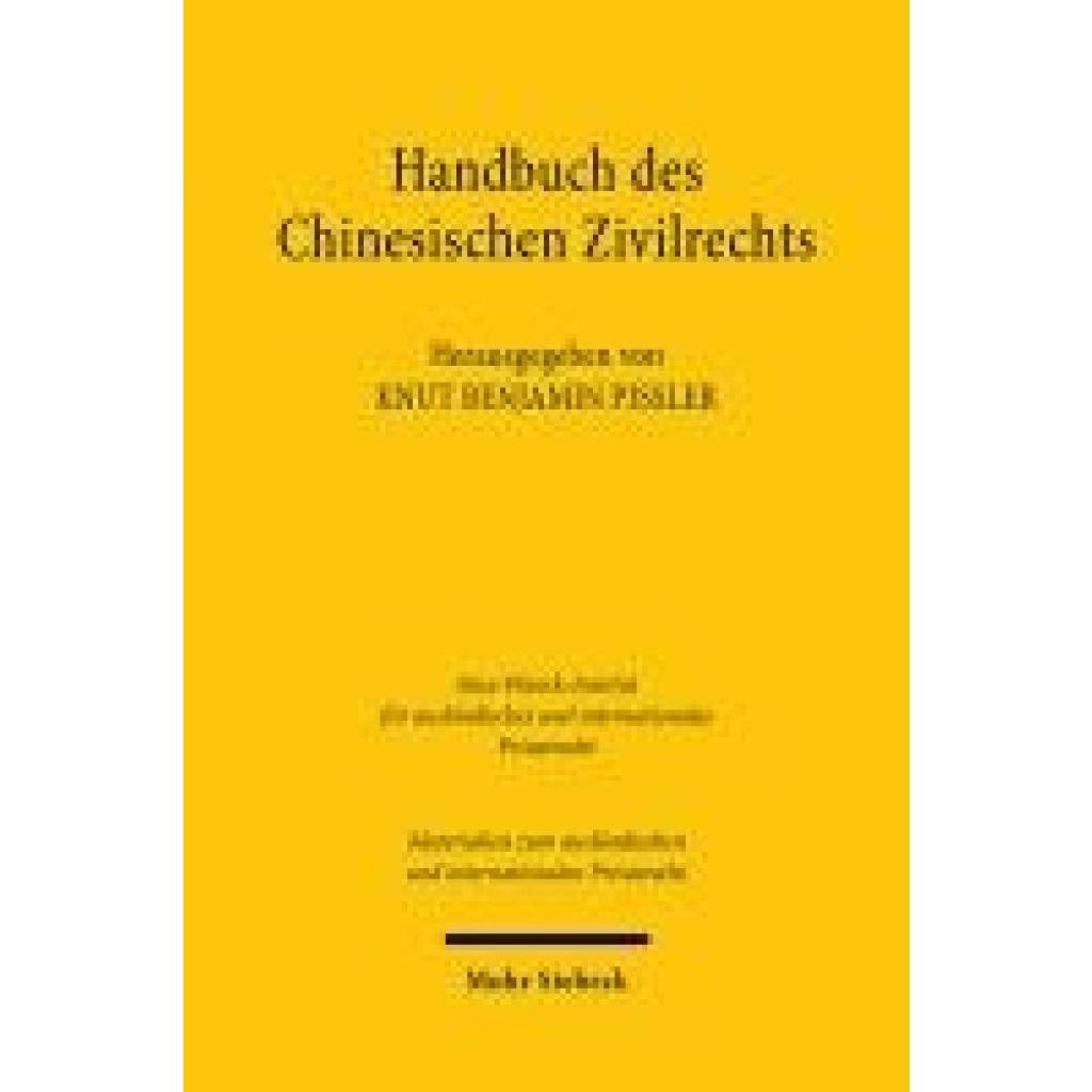 9783161627330 - Handbuch des chinesischen Zivilrechts