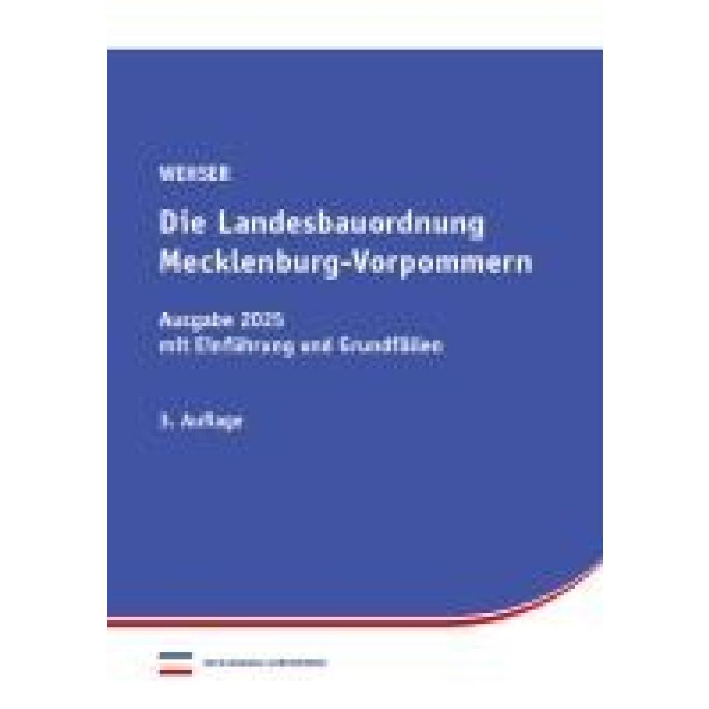9783949409455 - Wehser Eckart Landesbauordnung Mecklenburg-Vorpommern