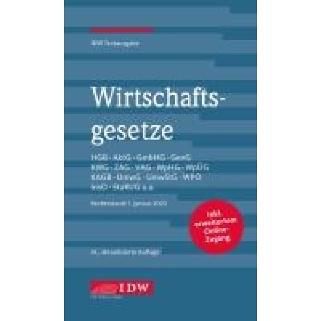 9783802129889 - Wirtschaftsgesetze 2025