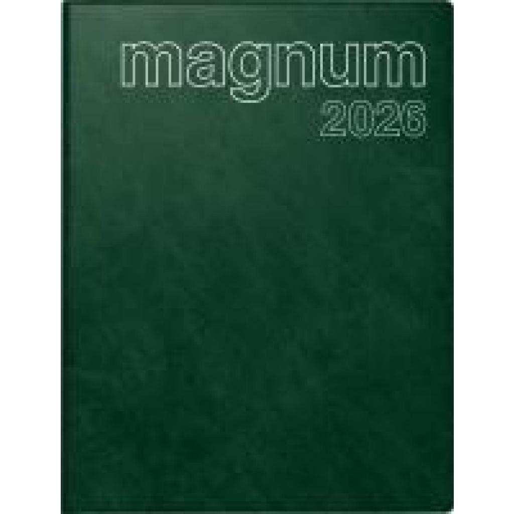 4003273790865 - rido idé 7027042586 | Buchkalender Mod magnum 2026 | 183×240 mm Kunststoff dunkelgrün