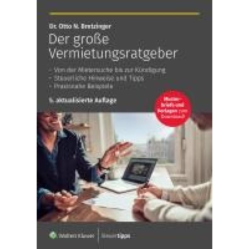 9783965334366 - Bretzinger Otto N Der große Vermietungsratgeber