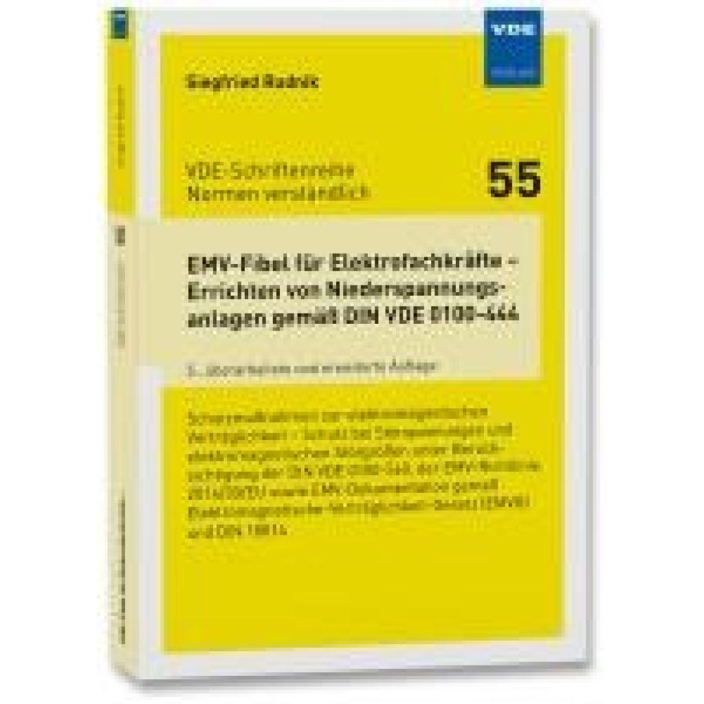 9783800765171 - Rudnik Siegfried EMV-Fibel für Elektrofachkräfte - Errichten von Niederspannungsanlagen gemäß DIN VDE 0100-444