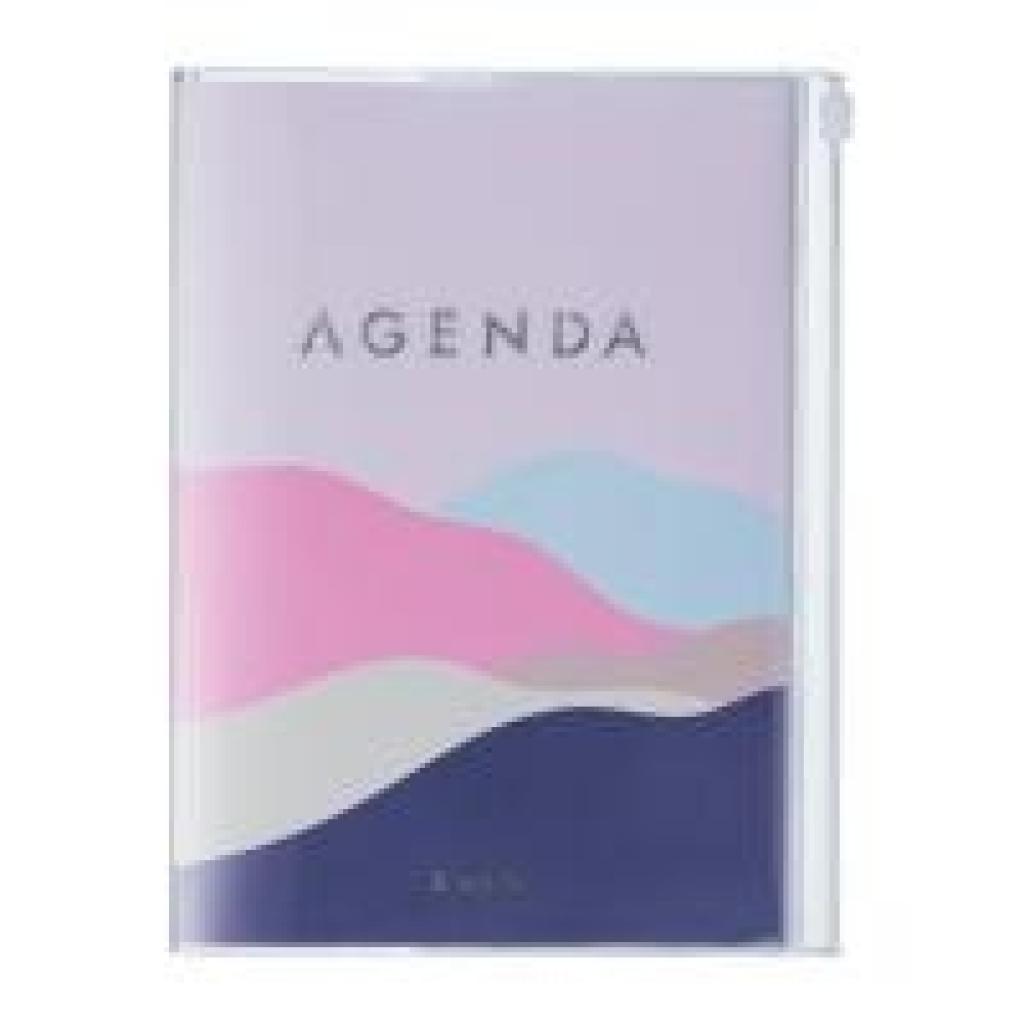 4550045144192 - MARKS 2025 26 Taschenkalender A5 Mountain    Pink