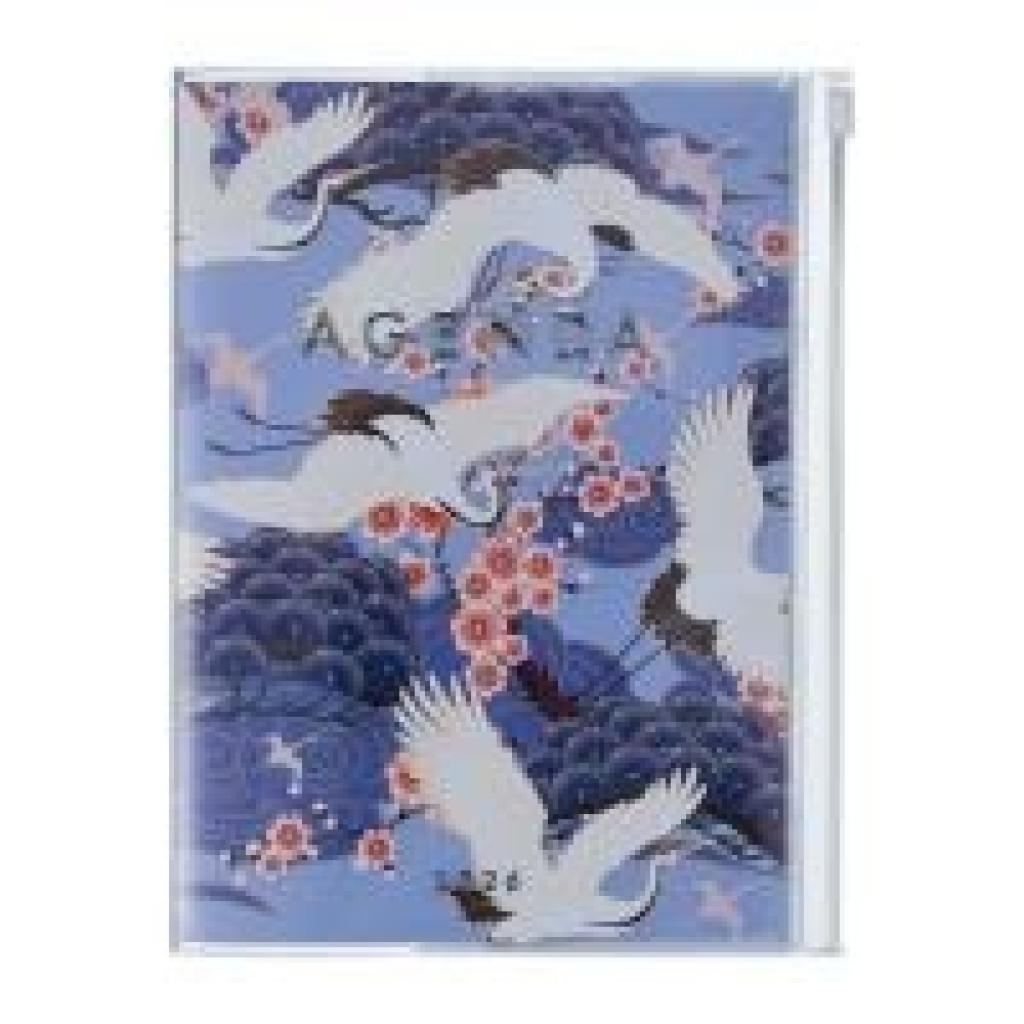 4550045144093 - MARKS 2025 26 Taschenkalender A5 Japan   Birds    Purple