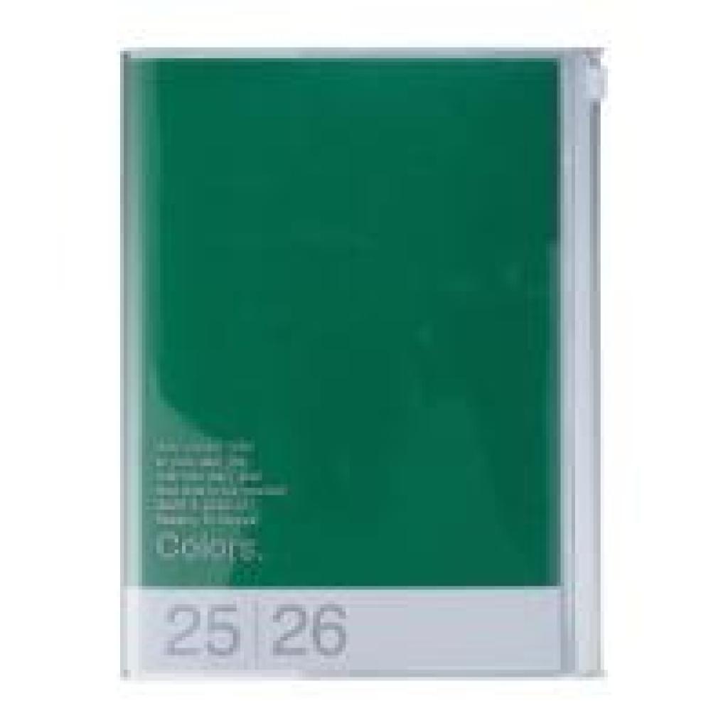 4550045144024 - MARKS 2025 26 Taschenkalender A5 Colors    Green