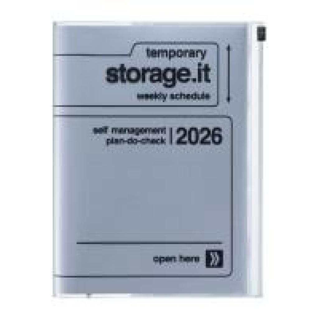 4550045143973 - MARKS 2025 26 Taschenkalender A5 Storageit    Silver