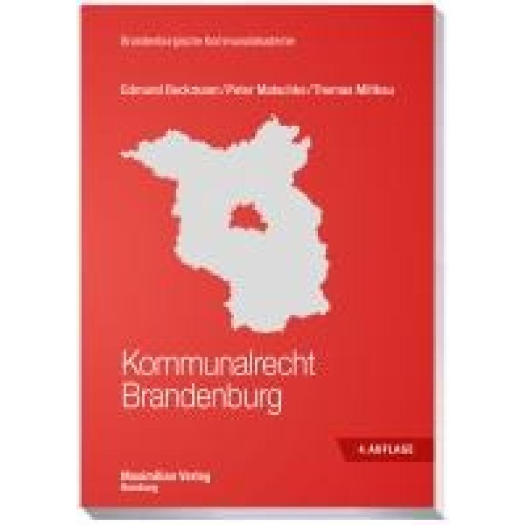 9783786915218 - Beckmann Edmund Kommunalrecht Brandenburg