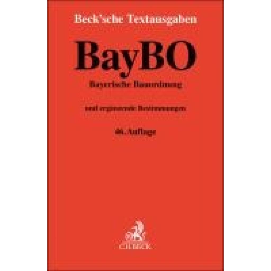 Bayerische Bauordnung. BayBO