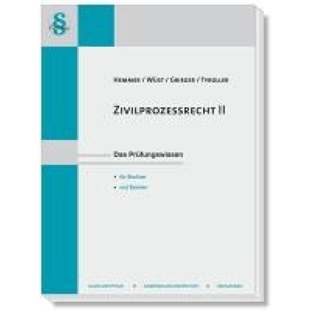 9783968383620 - Grieger Michael Zivilprozessrecht II 9783968383620 - Grieger Michael Zivilprozessrecht II