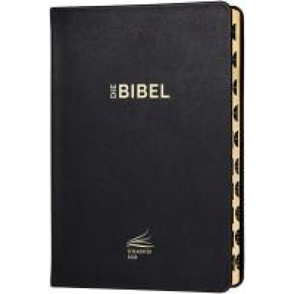 9783893970971 - Schlachter 2000 Bibel - Standardausgabe (Kalbsleder flexibler Einband schwarz Goldschnitt mit Griffregister) 9783893970971 - Schlachter 2000 Bibel - Standardausgabe (Kalbsleder flexibler Einband schwarz Goldschnitt mit Griffregister)