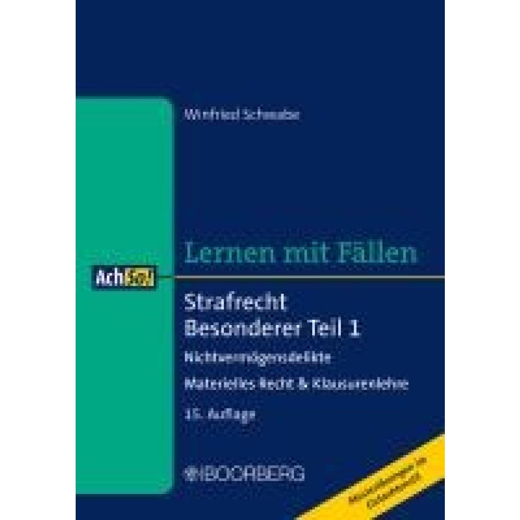 9783415077409 - Schwabe Winfried Strafrecht Besonderer Teil 1