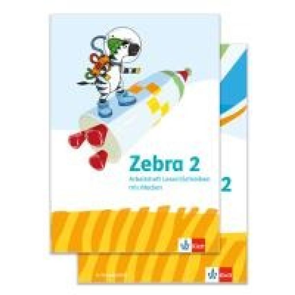 9783122710354 - Zebra 2 Paket Arbeitsheft Sprache in Grundschrift und  Arbeitsheft Lesen Schreiben Klasse 2