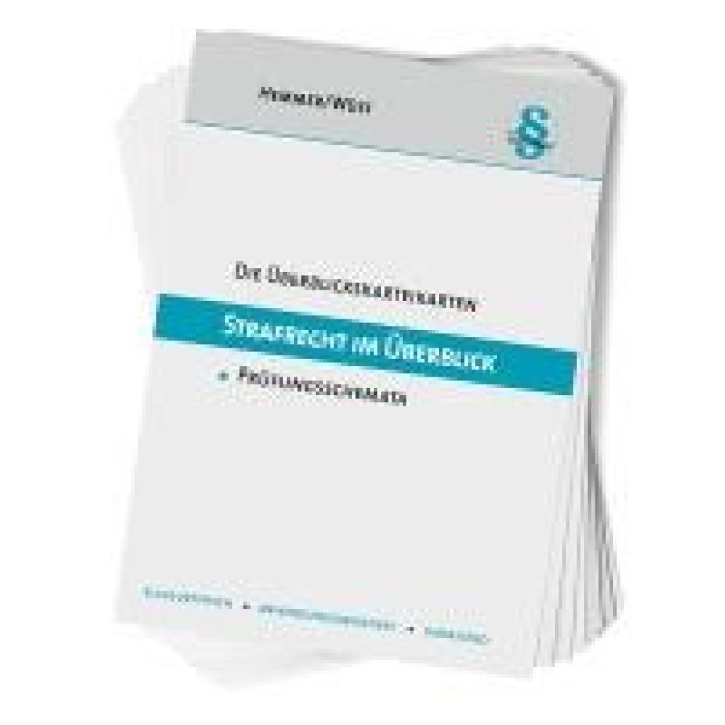 Hemmer, Karl-Edmund: Die Überblickskarteikarten Strafrecht im Überblick