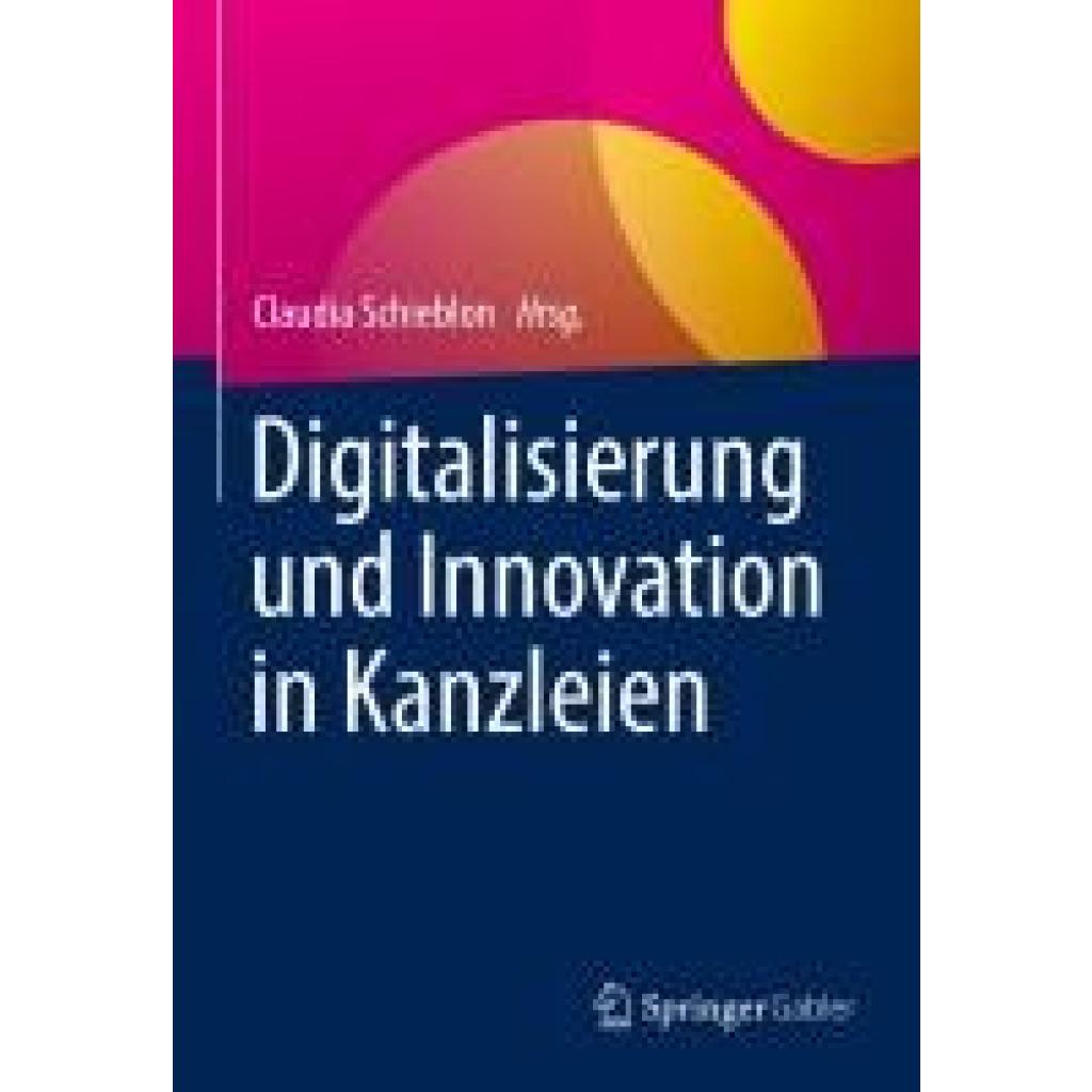 9783658355289 - Digitalisierung und Innovation in Kanzleien Gebunden