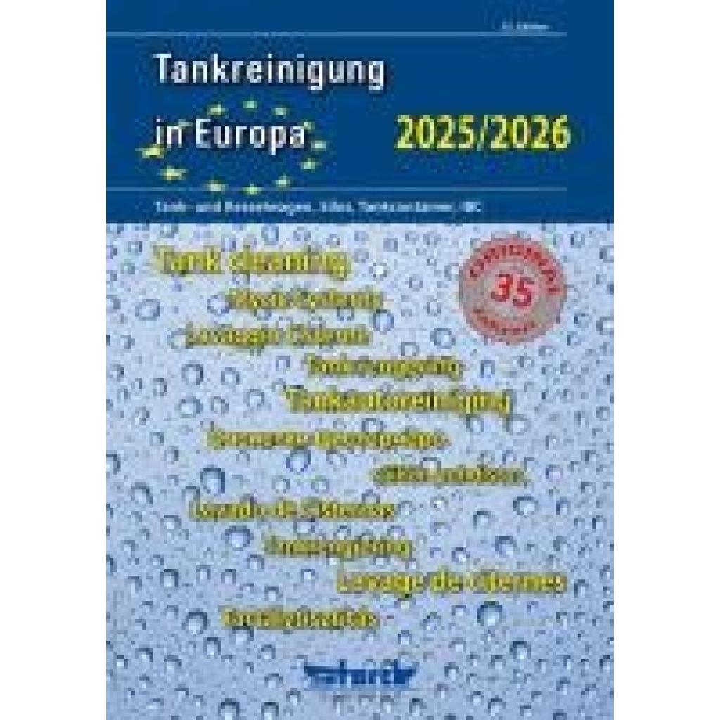 9783868975239 - ecomed-Storck GmbH Tankreinigung in Europa 2025 2026 9783868975239 - ecomed-Storck GmbH Tankreinigung in Europa 2025 2026